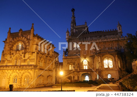 ポルトガルのパレスホテルドブサコ夜景(3) 44738324