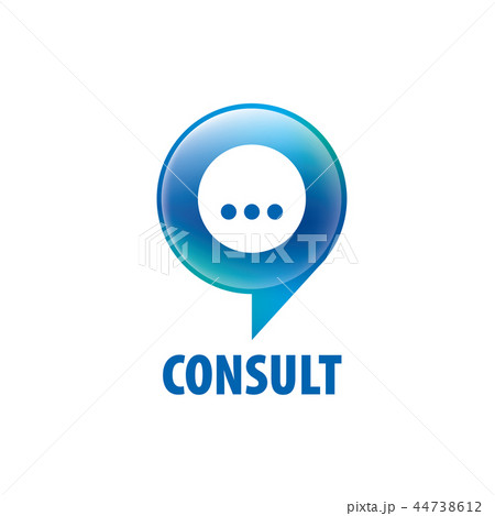 Sign for online consultation. Vector illustration of the icon. 44738612