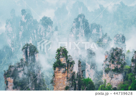 Zhangjiajie mountains, China 44739628