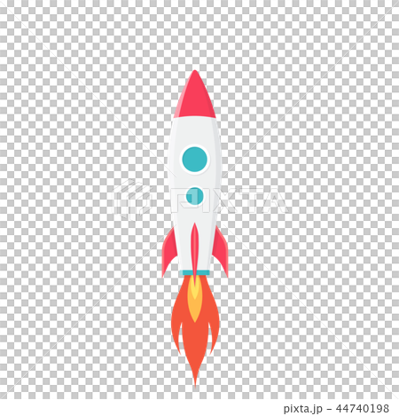 Rocket is flying on the sky, start up concept Rocket is flying on the sky, start up concept 44740198