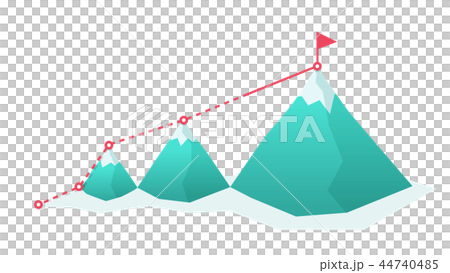Goal achievement success and win concept Goal achievement success and win concept 44740485