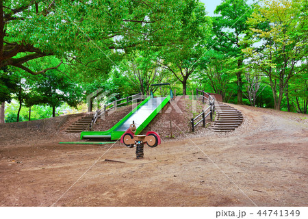 柏の葉公園　冒険のトリデの滑り台 44741349