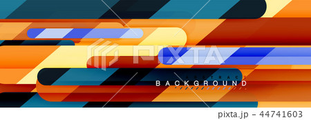 Abstract colorful lines, modern geometric background design 44741603