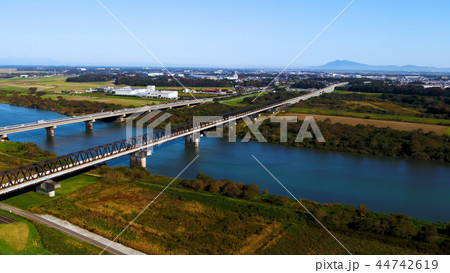 茨城県へ。守谷・柏県境空撮 茨城県へ。守谷・柏県境空撮 44742619
