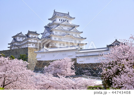 姫路城　白鷺城　世界遺産姫路城　国宝姫路城　日本百名城　日本の風景 44743408