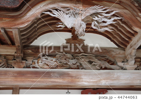 龍鳳呈祥彫刻　安楽寺（上田市） 44744063
