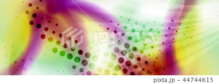 Background abstract holographic fluid colors wave design 44744615