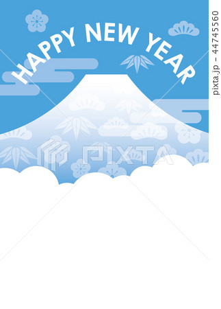年賀状テンプレート 44745560