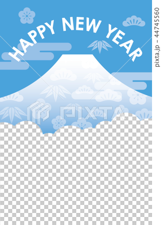 年賀状テンプレート 44745560