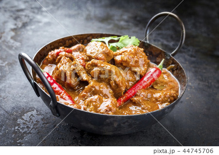 Traditional Indian curry lamb masala  44745706