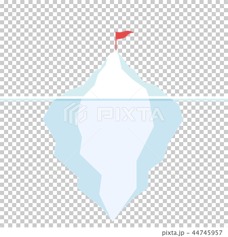 Flag on the Iceberg goal achievement Flag on the Iceberg goal achievement 44745957