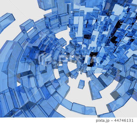幾何学的な配置の立方体 44746131