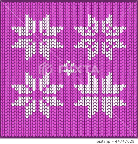 Knitted Christmas knitted vector pattern. Decoration for greeting cards Knitted Christmas knitted vector pattern. Decoration for greeting cards 44747629