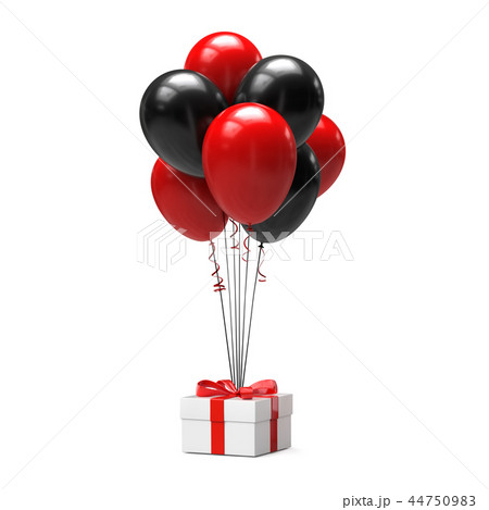 Balloons with gift box 44750983