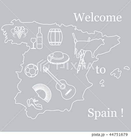 various symbols of Spain Travel and leisure. various symbols of Spain Travel and leisure. 44751679