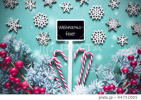 Black Sign,Weihnachtsfeier Means Christmas Party 44752005