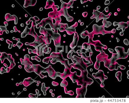 abstract moving black red bubbles 44753478