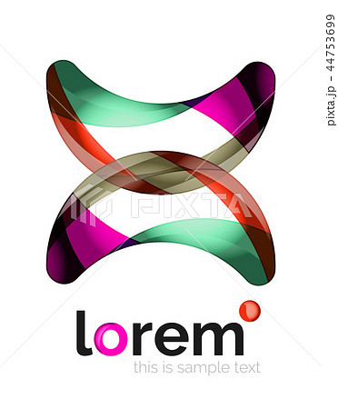 Logo, abstract geometric icon 44753699