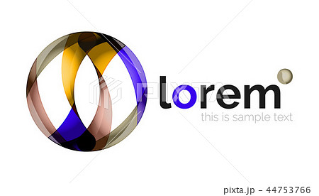 Logo, abstract geometric icon 44753766