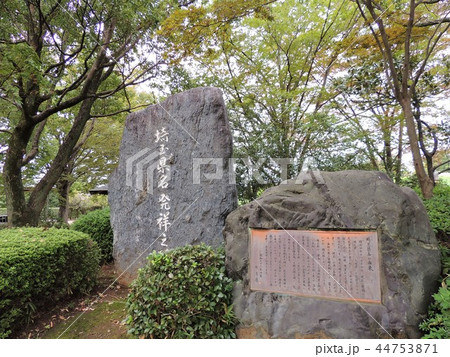 さきたま古墳公園内の埼玉県名発祥ノ碑 44753871