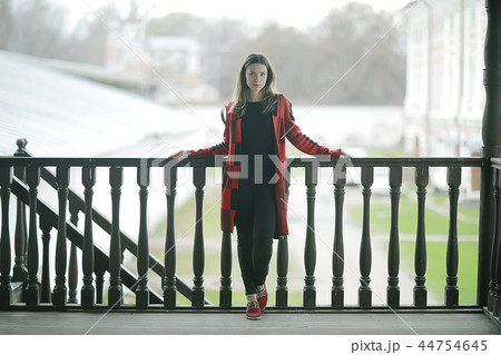 beautiful girl in the city park outdoor beautiful girl in the city park outdoor 44754645