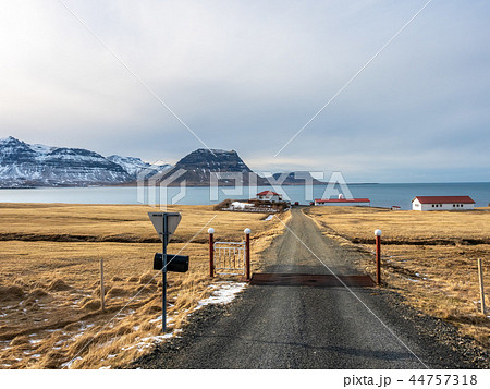Opposite side of well known Kirkjufell, Iceland Opposite side of well known Kirkjufell, Iceland 44757318