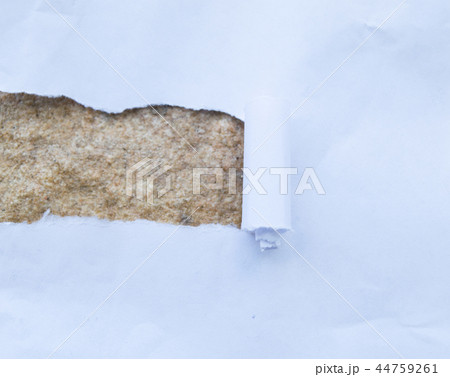 Torn paper with stone background Torn paper with stone background 44759261