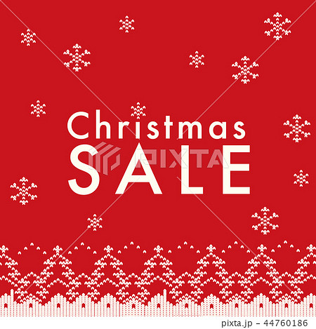 クリスマスセール ポスターのイラスト素材