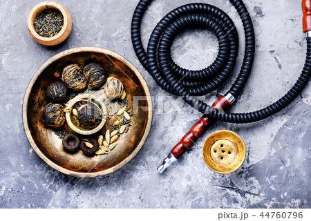 Hookah with aroma tea Hookah with aroma tea 44760796