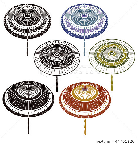 番傘のイラスト 番傘のイラスト 44761226