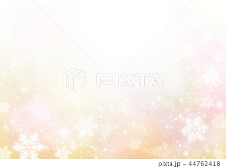 カラフル雪柄のイラスト素材
