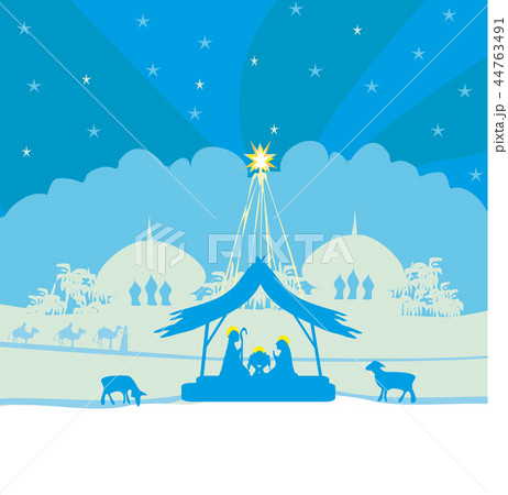Birth of Jesus in Bethlehem. 44763491