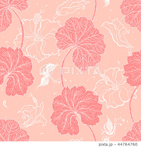 Elegant Seamless vintage Pattern of leafs Elegant Seamless vintage Pattern of leafs 44764760