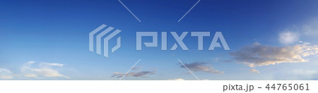 Vibrant color panoramic sky with cloud. Vibrant color panoramic sky with cloud. 44765061