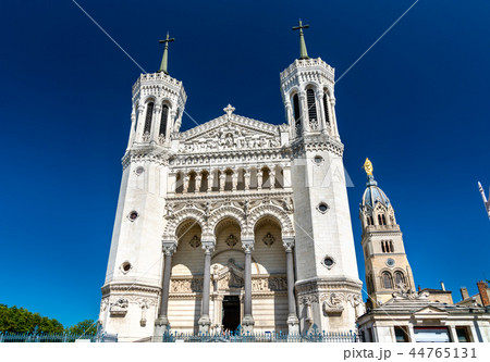 Basilica of Notre Dame de Fourviere in Lyon, France 44765131