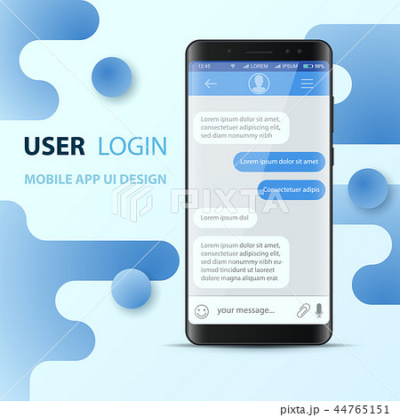 Smartphone, digital gadget - business infographic. Smartphone, digital gadget - business infographic. 44765151
