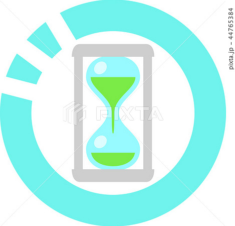 砂時計 ローディングのイメージのイラスト素材