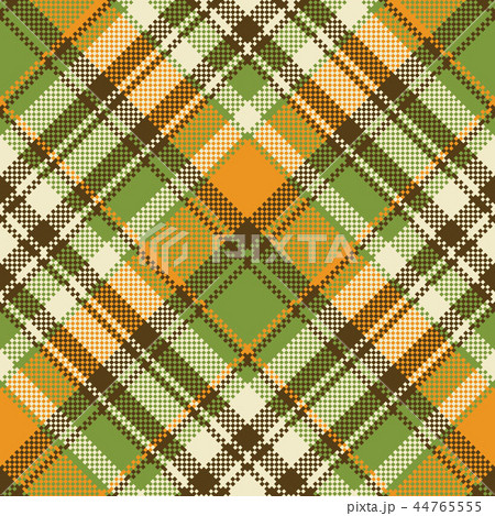 Yellow abstract check pixel plaid seamless pattern Yellow abstract check pixel plaid seamless pattern 44765555