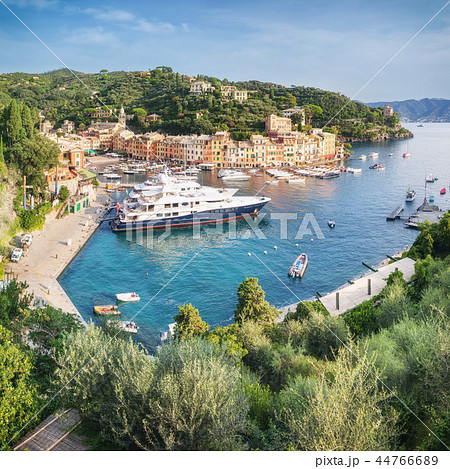 Luxury harbour of Portofino, Liguria, Italy 44766689
