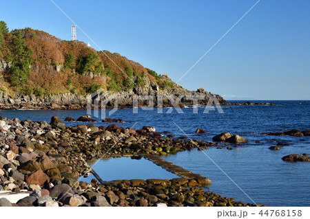 北海道函館市恵山岬にある椴法華水無温泉の風景を撮影 北海道函館市恵山岬にある椴法華水無温泉の風景を撮影 44768158