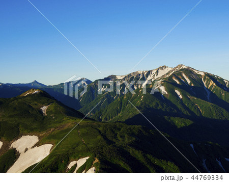 薬師岳、黒部五郎岳、笠ヶ岳 44769334