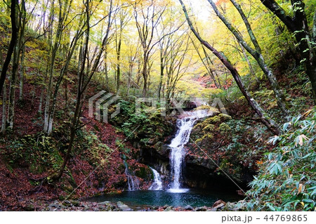 安達太良山　奥岳登山道　魚止滝 44769865
