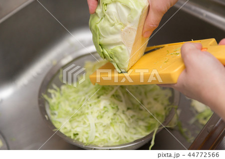 キャベツの千切り 44772566