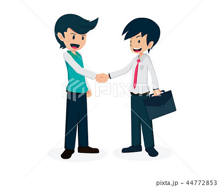 Salary Man 01 Collaboration With Partner - Stock Illustration [44772853] -  PIXTA