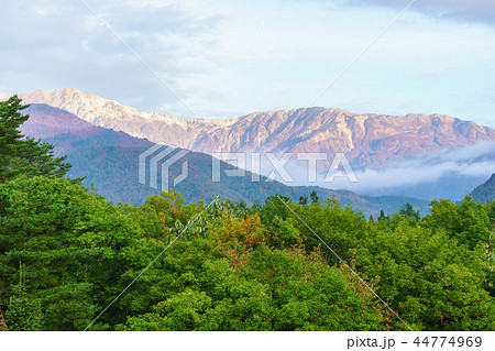 朝の白馬連峰 朝の白馬連峰 44774969