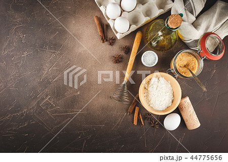 Items and ingredients for baking Items and ingredients for baking 44775656
