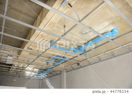 Ceiling frame made of metal profile at constructio 44776154