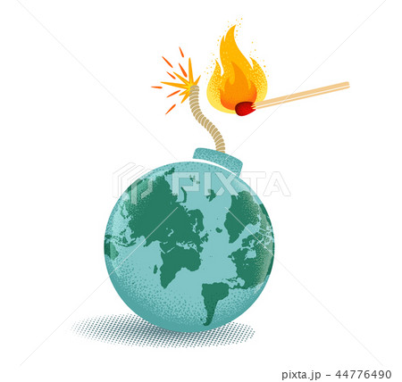 bomb with mathch in fire. bomb with mathch in fire. 44776490