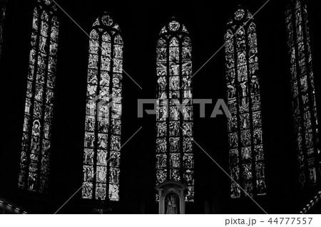 ノートルダム聖堂のステンドグラス(Stained glass of Notre Dame Basil ノートルダム聖堂のステンドグラス(Stained glass of Notre Dame Basil 44777557