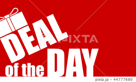 Deal of the day. Offer of discount for shoppings 44777680